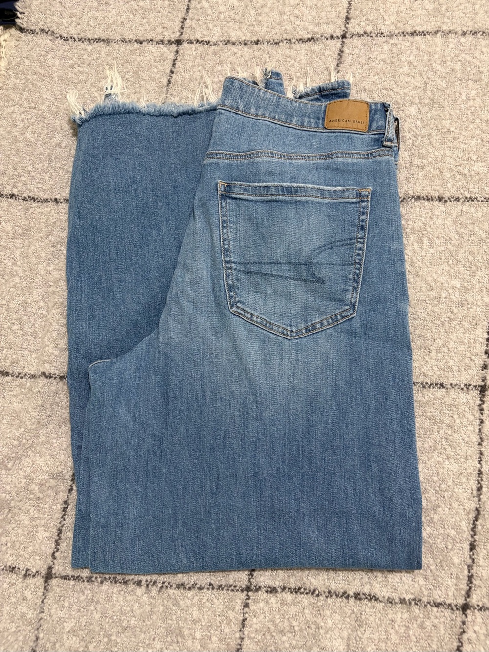 American Eagle Super High Rise Baggy Wide Leg Jeans